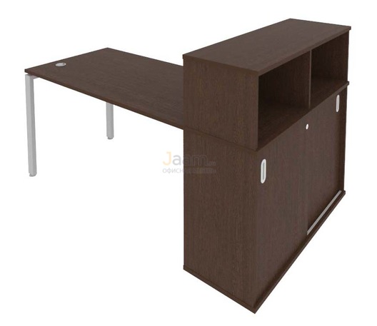 Мебель для персонала Стол письменный с опорным шкафом-купе Б.РС-СШК-3.3