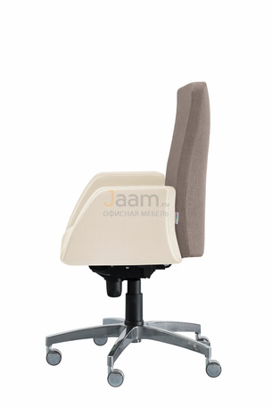 Кресло Сигма/Д комбиниров. кожа стандарт/база алюминий