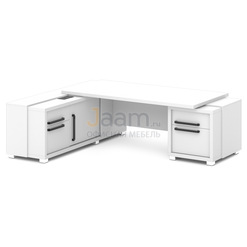 Кабинет руководителя Стол с тумбой и греденцией L-20пр/л