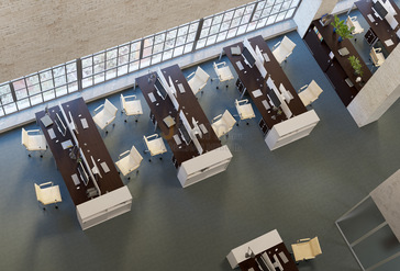 Мебель для персонала Metal System Style бенч-системы