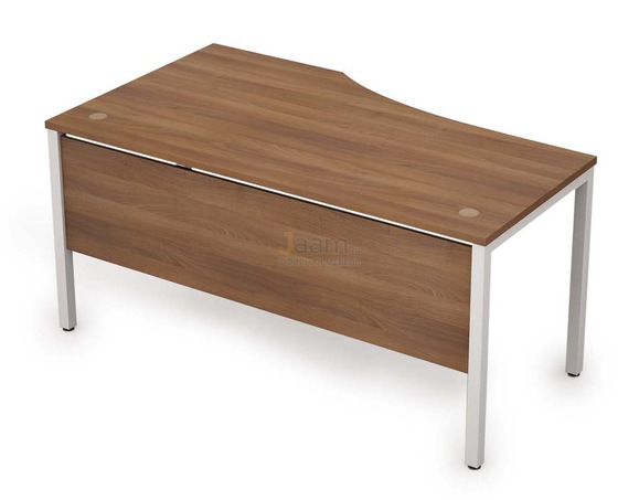 Мебель для персонала Стол криволинейный с экраном из ДСП правый 6МД.021