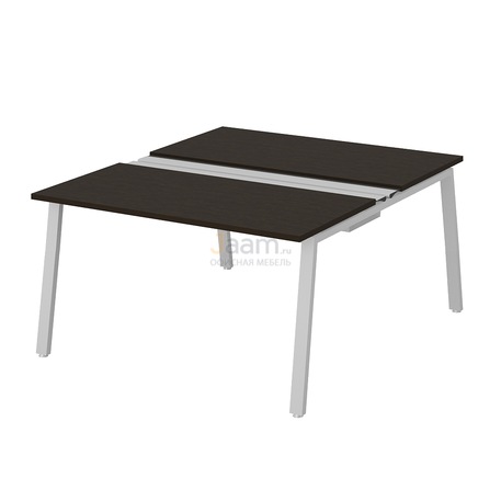 Мебель для персонала Рабочая станция на металлокаркасе ПК-ТНП-СР140Х160Н2/МКА/БЭ/КК