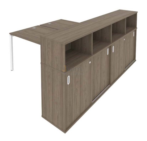 Мебель для персонала Рабочая станция с опорным шкафом-купе Б.РС-СШК-4.3
