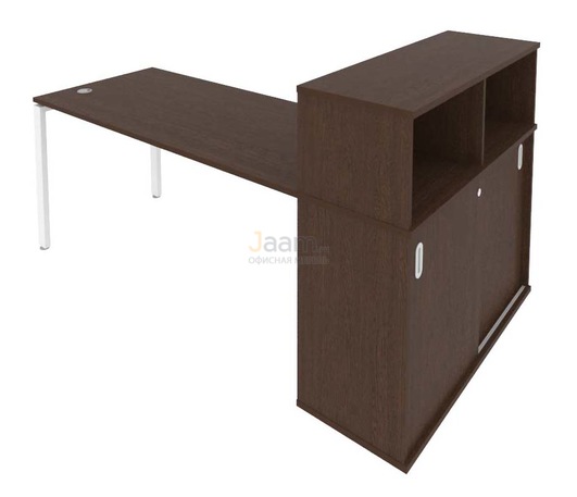 Мебель для персонала Стол письменный с опорным шкафом-купе Б.РС-СШК-3.4