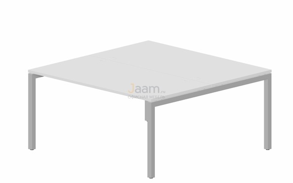 Мебель для персонала Составной стол на 2 рабочих места PEN2TG168 (4 громмета)