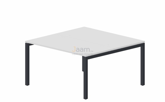 Мебель для персонала Составной стол на 2 рабочих места PEN2TG147 (4 громмета)