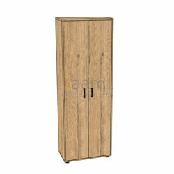 Мебель для персонала Офисный шкаф для одежды ШО37 PRO BLACK