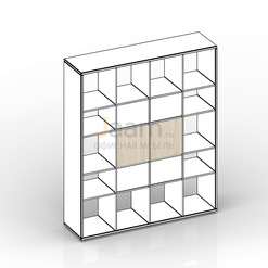 Мебель для персонала Комплект задних стенок SPBAC3838