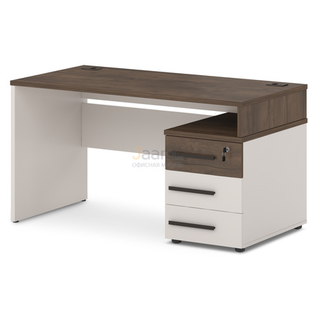 Мебель для персонала Стол с опорной тумбой правый T-22пр