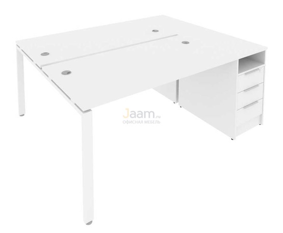 Мебель для персонала Рабочая станция с опорной тумбой Б.РС-СТП-2.3