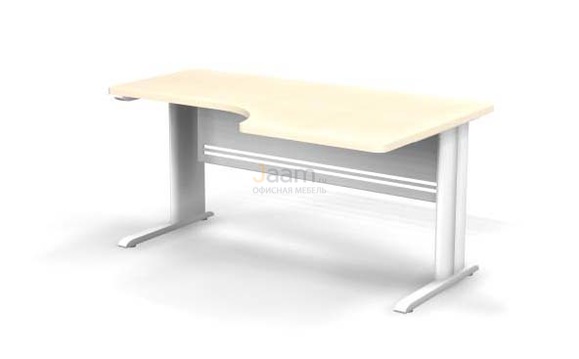 Мебель для персонала Стол эргономичный L-обр. каркасе правый B162М