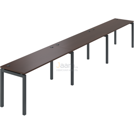 Мебель для персонала Бенч линейный на 3 рабочих места АМБЛ-004.60-3