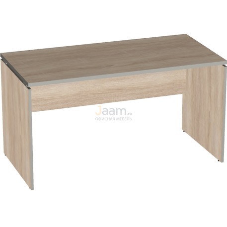 Мебель для персонала Стол прямой с двумя отверстиями под кабель канал V - 1.0 С