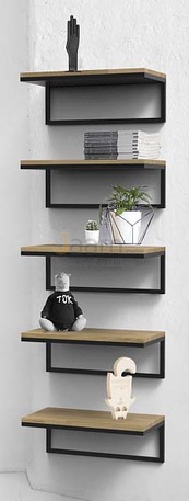 Мебель для персонала Стеллаж высокий из полок METALFRAME OAK