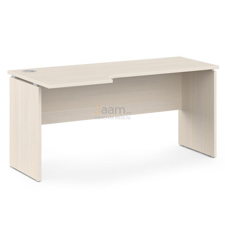 Мебель для персонала Стол письменный с заглушкой кабель-канала V-36л