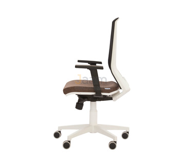 Кресло для персонала Лайт/П Ткань кат. 1 пластик белый/база пластик