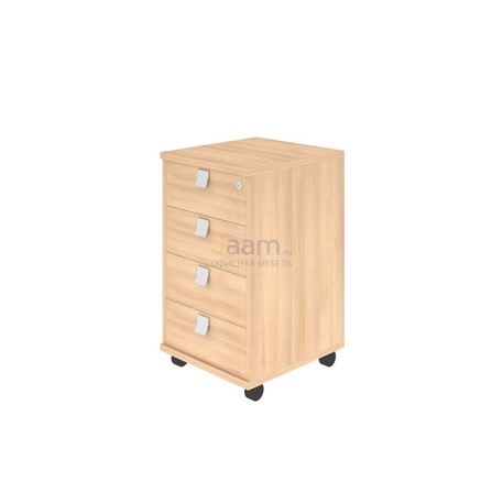 Мебель для персонала Офисная тумба подкатная 4 ящ. Л.ТМ-4