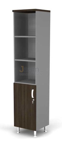 Мебель для персонала Стеллаж полуоткрытый 5-ур., глухая L-дверь BR81.0504