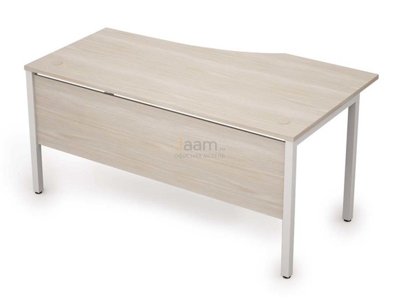 Мебель для персонала Стол криволинейный с экраном из ДСП левый 6МД.020