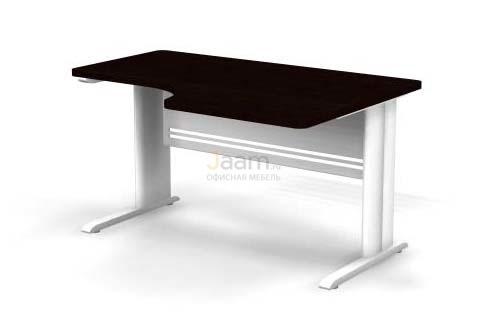 Мебель для персонала Стол эргономичный L-обр. каркасе правый B142М