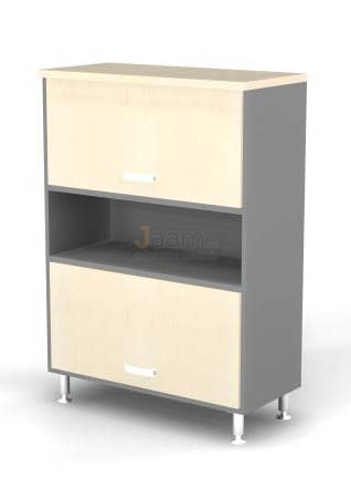 Мебель для персонала Шкаф открытый, 2 глухие лифт-двери BR81.0366