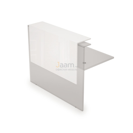 Стойка ресепшн Фартук прямой с подсветкой 1ПФ.009.1 2