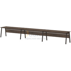 Мебель для персонала Линейный кластер на 3 рабочих места на металлокаркасе Т-153