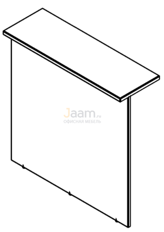 Стойка ресепшн Стойка прямая DMS 160