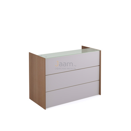 Стойка ресепшн Стойка регистрационная со стеклом PZ/R201