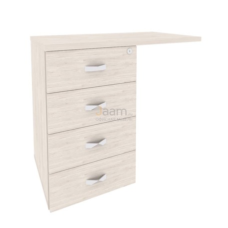 Мебель для персонала Офисная тумба приставная универсальная O.TPU-4