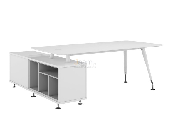 Кабинет руководителя Стол руководителя с опорной тумбой правой EMP105DX