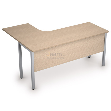 Мебель для персонала Стол криволинейный на металлических опорах правый 2МД.133