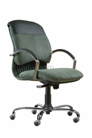 Кресло Мара/Д комб. Кожа нестандартная/база хром