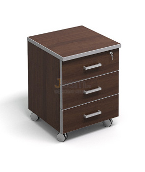 Мебель для персонала Офисная тумба 3-х секционная подкатная P/N211