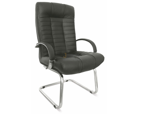 Кресло Атлант короткий хром конференц