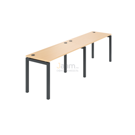 Мебель для персонала Бенч линейный на 2 рабочих места АМБЛ-003.60-2