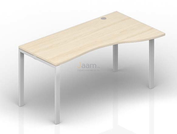 Мебель для персонала Стол "Волна" правый(1 громмет) STG149DV