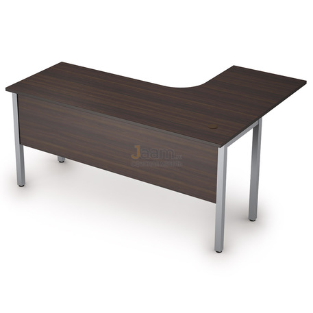 Мебель для персонала Стол криволинейный на металлических опорах левый 2МД.132