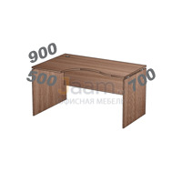Мебель для персонала Стол криволинейный СК140L/R