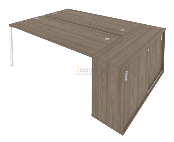 Мебель для персонала Рабочая станция с опорным шкафом-купе Б.РС-СШК-1.5