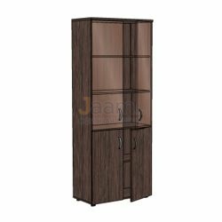 Мебель для персонала Офисный шкаф со стеклом пр./бронза ЛФ217