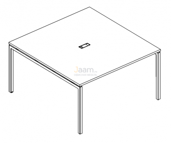 Стол Стол для переговоров на металлокаркасе DUE Б2 131 БП