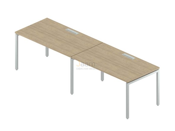 Мебель для персонала Двойная группа столов с люком RM-4.1(x2)+F-28