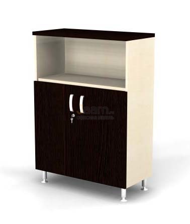 Мебель для персонала Шкаф комбинированный полуоткрытый BR81.0343