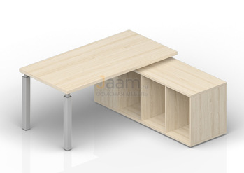 Кабинет руководителя Стол на сервисной опорной тумбе правый BL160TSD