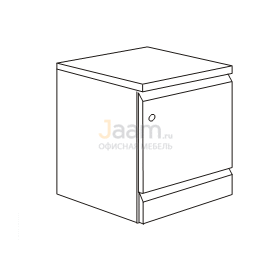 Мебель для гостиниц Офисная тумба прикроватная правая R5209