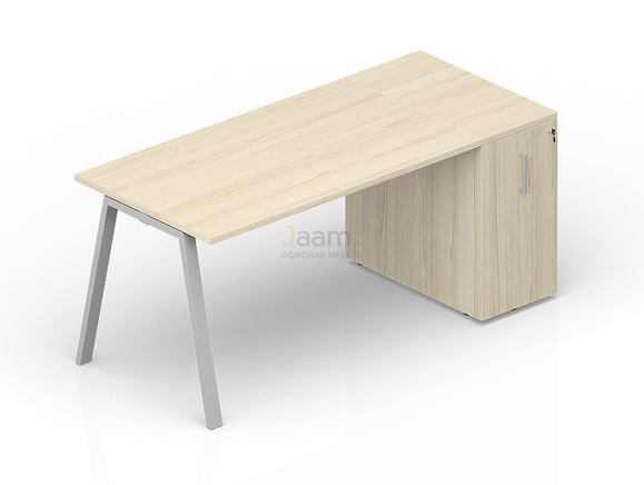 Мебель для персонала Стол с приставным шкафом Tower ARTPS148T072