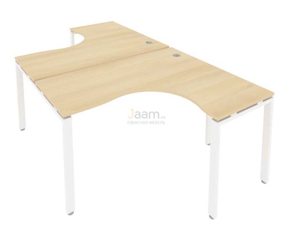 Мебель для персонала Рабочая станция криволинейная Б.РАС-СА-2.3