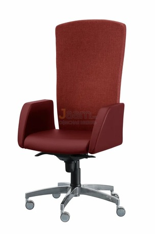 Кресло Сигма/П комбиниров. кожа стандарт/база алюминий