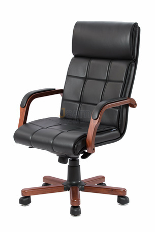 Кресло Верона/П кожа LUX стандарт/база дерево